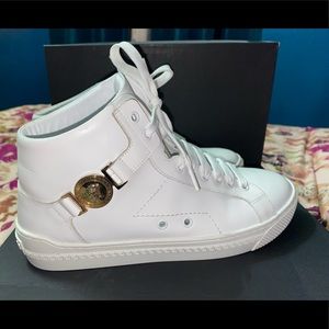 Versace unisex white sneakers